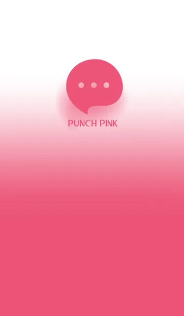 [LINE着せ替え] Punch Pink & White Theme V.4 (JP)の画像1