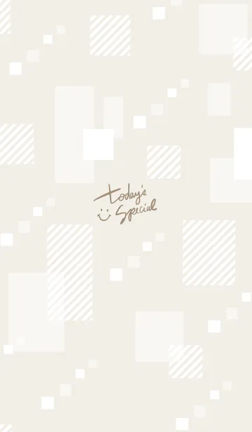 [LINE着せ替え] 白い四角9の画像1