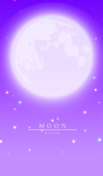 [LINE着せ替え] MOON-PURPLE.MEKYM 15の画像1