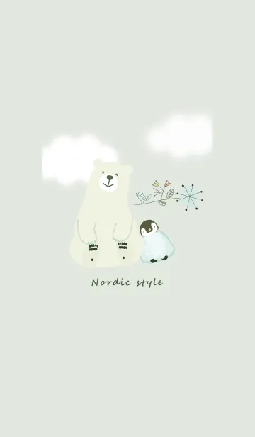 [LINE着せ替え] 北欧スタイル2♡green07_1の画像1