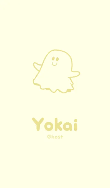 [LINE着せ替え] 妖怪 ゴースト 純白の画像1