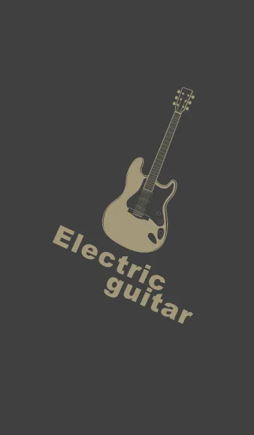 [LINE着せ替え] ELECTRIC GUITAR CLR 黒柿色の画像1