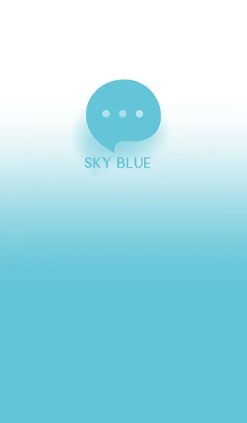 [LINE着せ替え] Sky Blue & White Theme V.4 (JP)の画像1