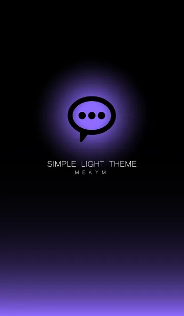 [LINE着せ替え] SIMPLE LIGHT ICON-GRADATION- 26の画像1