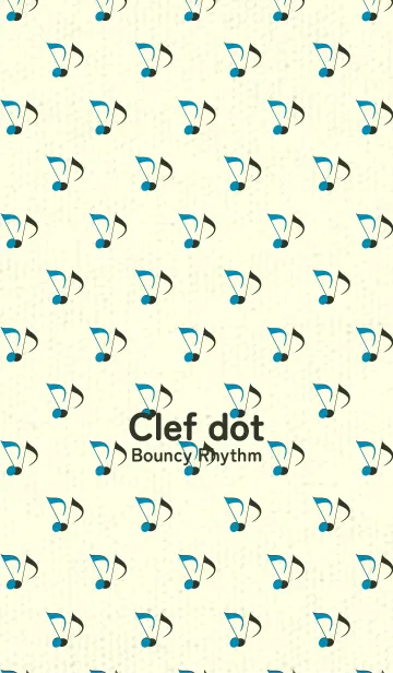 [LINE着せ替え] Clef dot セルリアンブルーの画像1