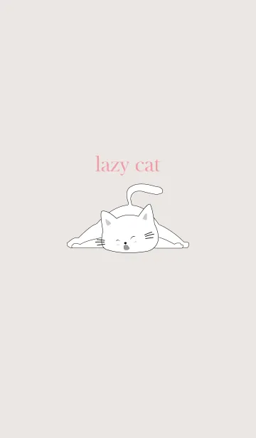 [LINE着せ替え] lazy cat..63の画像1