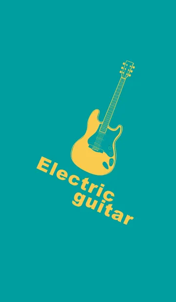 [LINE着せ替え] ELECTRIC GUITAR CLR ピーコックブルーの画像1
