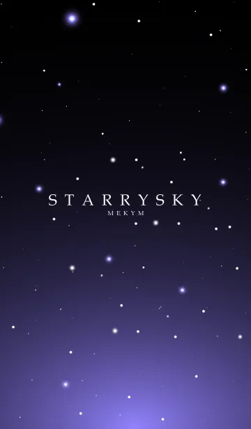 [LINE着せ替え] STARRY SKY-STAR MEKYM 26の画像1