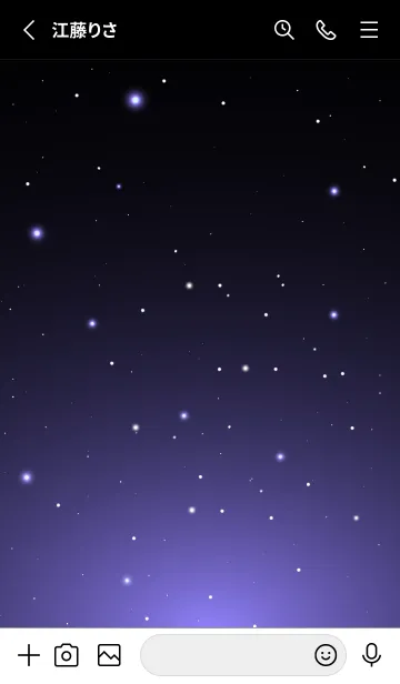 [LINE着せ替え] STARRY SKY-STAR MEKYM 26の画像2