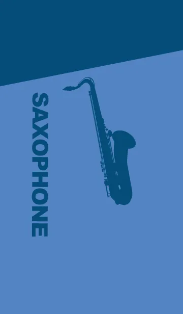 [LINE着せ替え] Saxophone CLR 薄群青の画像1