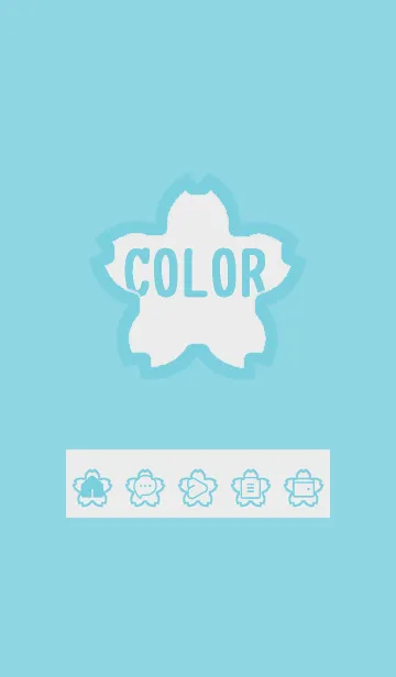 [LINE着せ替え] green color E66の画像1