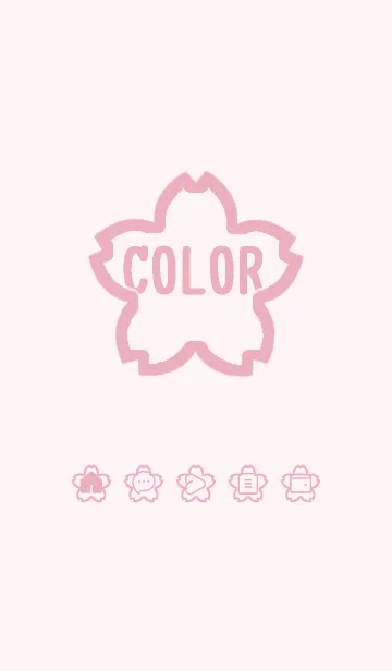 [LINE着せ替え] pink color E35の画像1