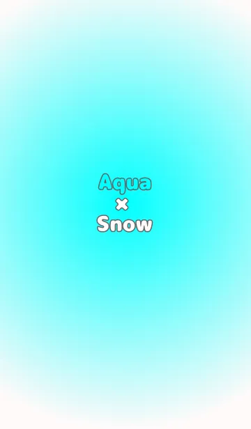 [LINE着せ替え] アクア●雪色.TKCの画像1