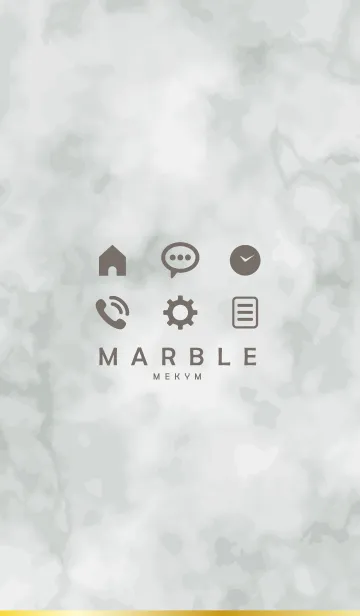 [LINE着せ替え] MONOTONE MARBLE-ICON 15の画像1