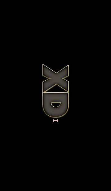 [LINE着せ替え] X and D THEME Black & Pink 41の画像1
