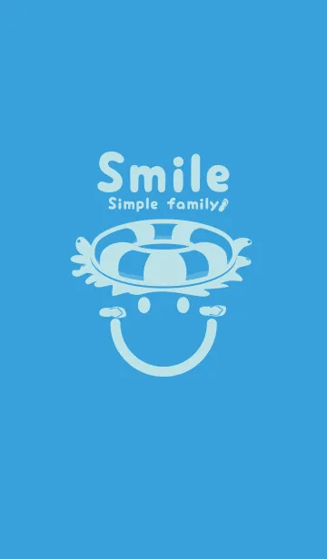 [LINE着せ替え] スマイル＆サマー 露草の画像1