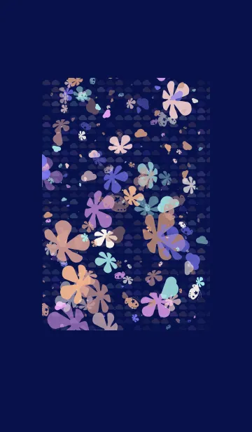 [LINE着せ替え] カラフルな雲 | 写真 カラフルな雲 動く雲の画像1