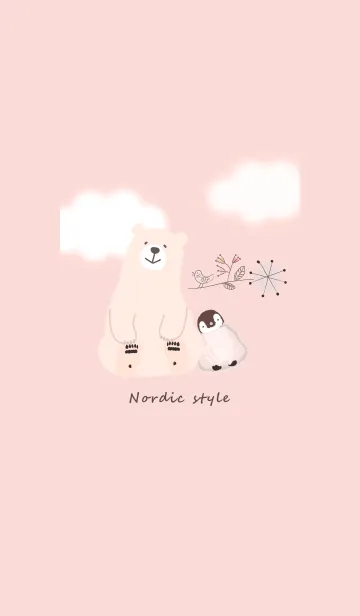 [LINE着せ替え] 北欧スタイル2♡babypink09_1の画像1