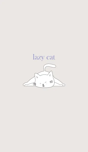 [LINE着せ替え] lazy cat..64の画像1