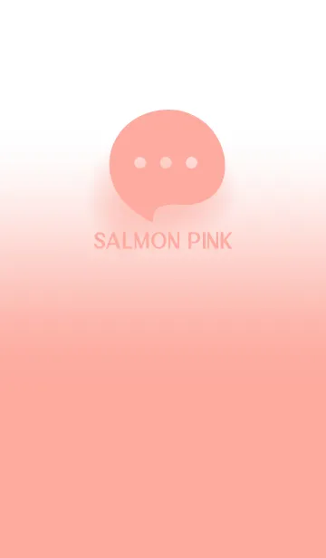 [LINE着せ替え] Salmon Pink & White Theme V.4 (JP)の画像1