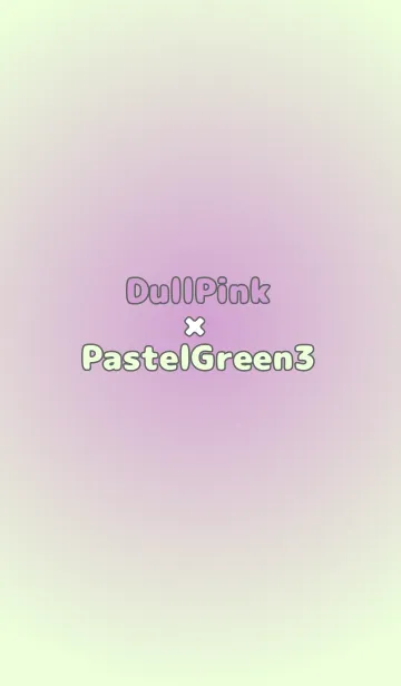 [LINE着せ替え] くすみピンク●パステルグリーン3.TKCの画像1