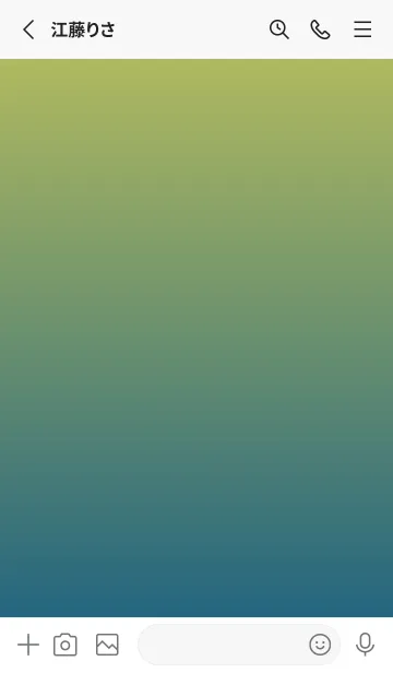 [LINE着せ替え] くすみイエロー★藍色.TKCの画像2