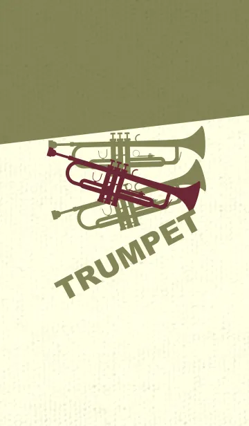 [LINE着せ替え] Trumpet CLR バーガンディーの画像1