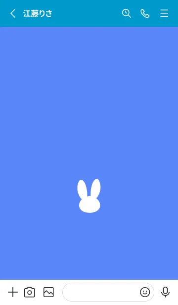 [LINE着せ替え] ミニ ラビット アイコン 22の画像2