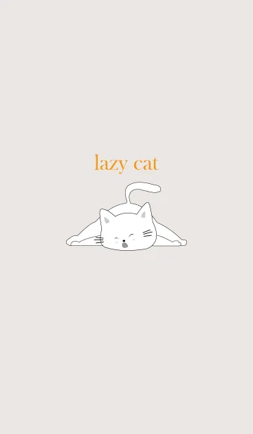 [LINE着せ替え] lazy cat..65の画像1