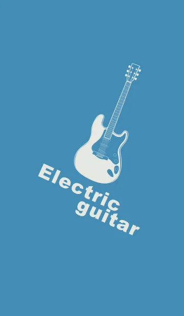 [LINE着せ替え] ELECTRIC GUITAR CLR ブルーシェルの画像1