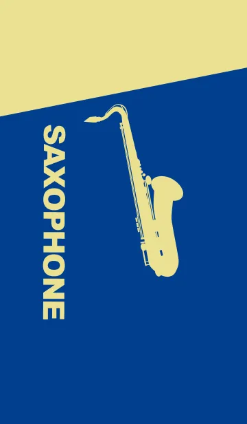 [LINE着せ替え] Saxophone CLR インクブルーの画像1