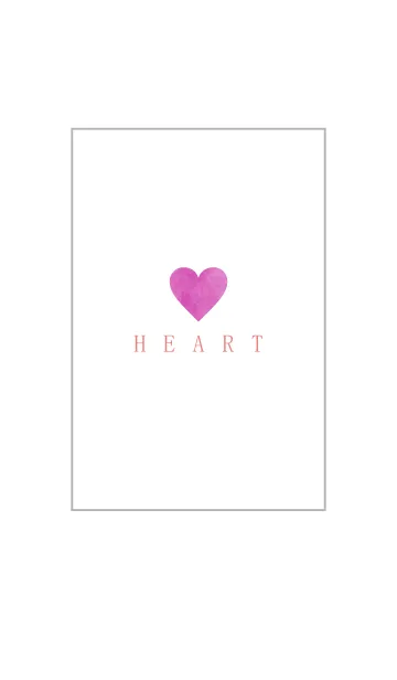 [LINE着せ替え] watercolor purple pink-HEART 54の画像1