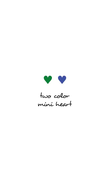 [LINE着せ替え] two color mini heart 287の画像1