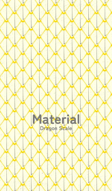 [LINE着せ替え] シンプルな龍鱗 タンポポ色の画像1