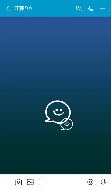 [LINE着せ替え] フキダシスマイル 11の画像2