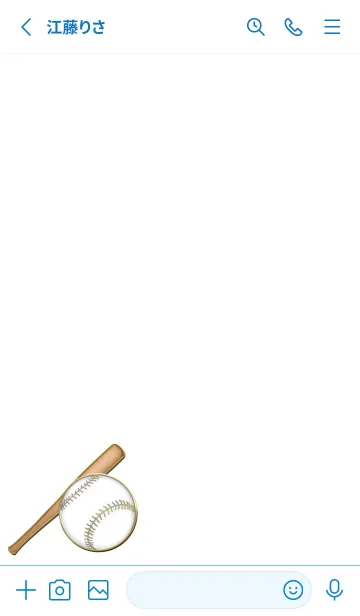 [LINE着せ替え] Enamel Pin Baseball 77の画像2