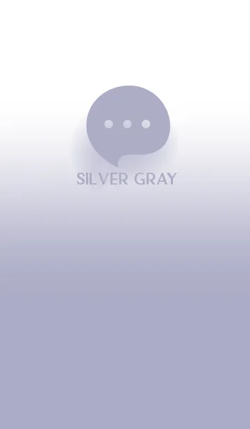 [LINE着せ替え] Silver Gray & White Theme V.4 (JP)の画像1