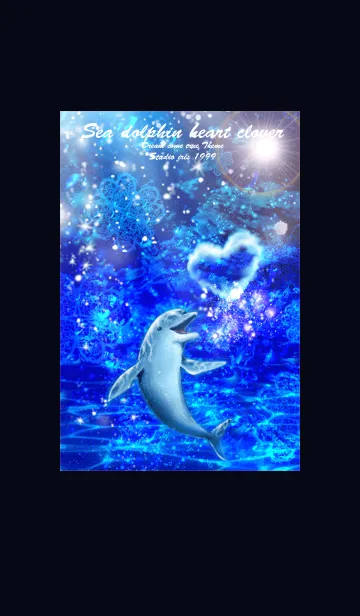 [LINE着せ替え] 幸運を引き寄せるイルカ2✨の画像1