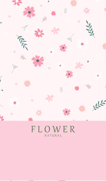 [LINE着せ替え] FLOWER PINK -NATURAL-34の画像1