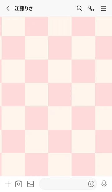 [LINE着せ替え] パステルレッド■貝殻色.TKCの画像2