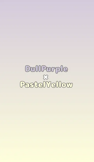 [LINE着せ替え] くすみパープル★パステルイエロー.TKCの画像1