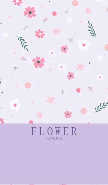 [LINE着せ替え] FLOWER PURPLE -NATURAL- 19の画像1