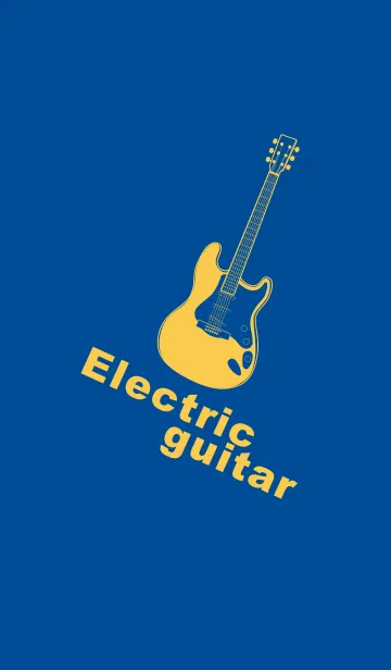 [LINE着せ替え] ELECTRIC GUITAR CLR ラピスラズリーの画像1