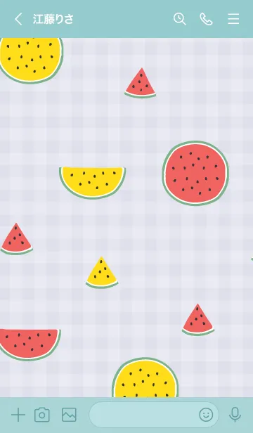 [LINE着せ替え] スイカ ランダム28の画像2