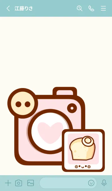 [LINE着せ替え] Lovely pastel polaroid 4の画像2