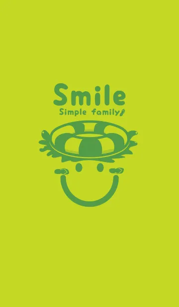 [LINE着せ替え] スマイル＆サマー 若草色の画像1