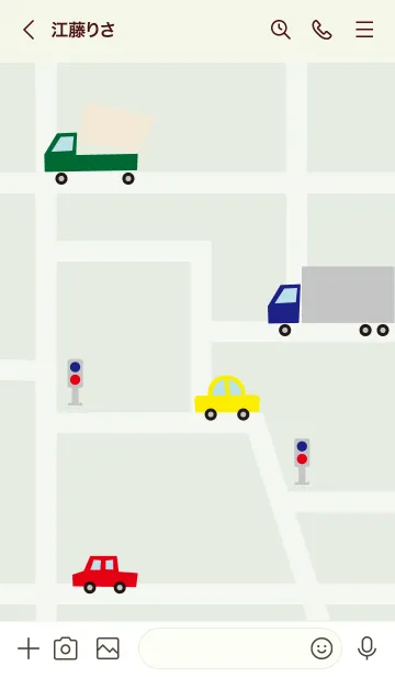 [LINE着せ替え] いろんな車が走る11の画像2