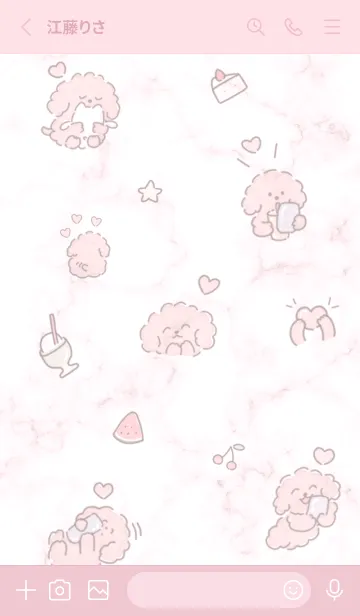 [LINE着せ替え] 推し♡pink10_1の画像2