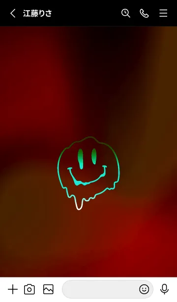 [LINE着せ替え] サイケデリック スマイル _68の画像2