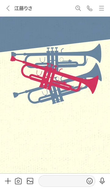 [LINE着せ替え] Trumpet CLR カーミンの画像2